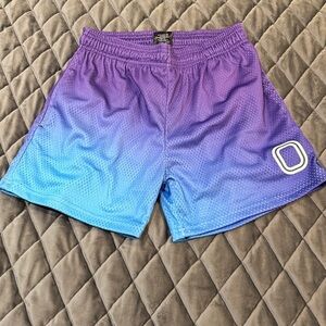 Gradient Purple and Blue Men's Shorts